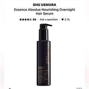 Shu Uemura - Essence Nourishing Overnight Hair Serum